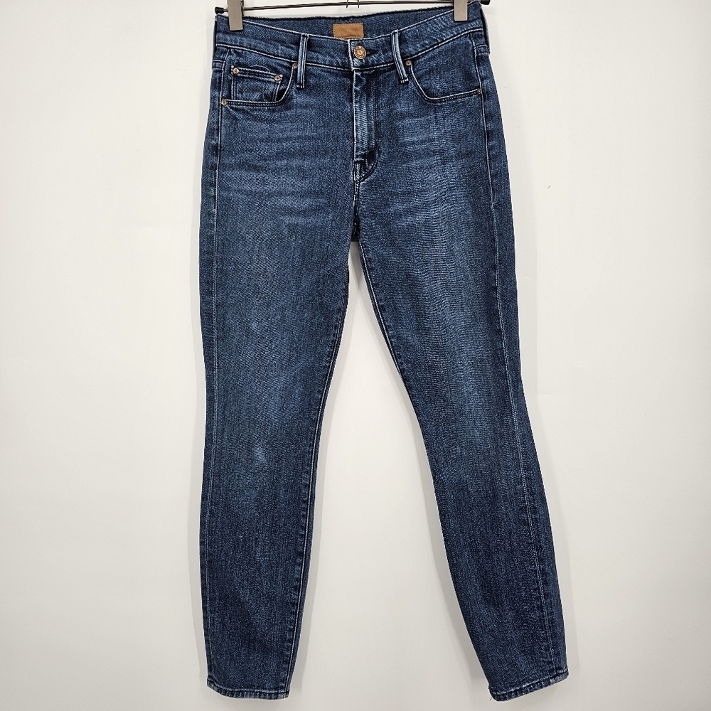 MOTHER The Looker Ankle Skinny Jeans‎ River Rule High Rise Size 24